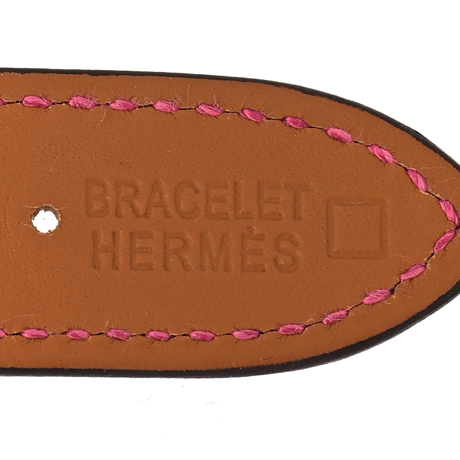 Hermes Alligator Heure H Hour Watch 30mm Strap Framboise 3 of 5
