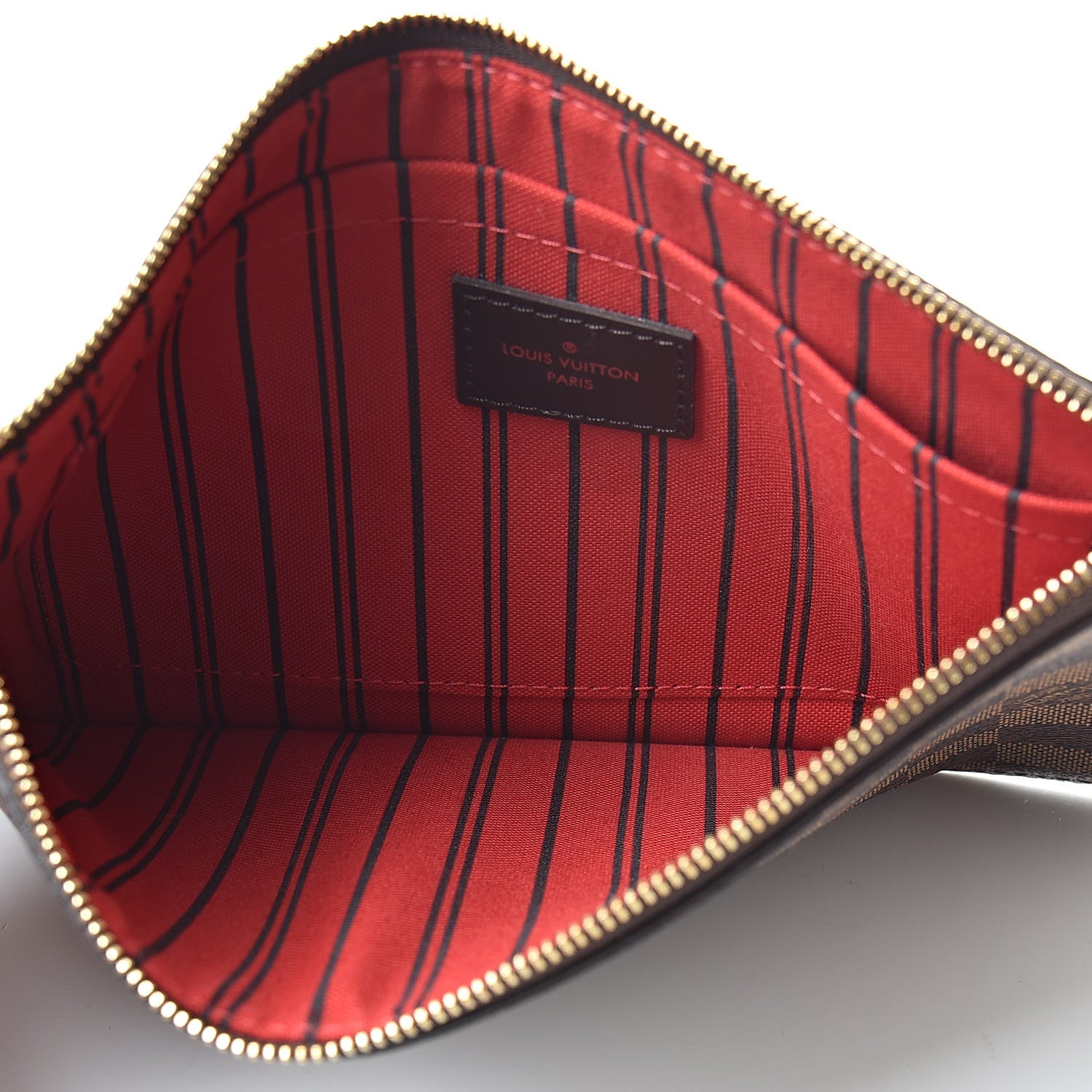Louis Vuitton Damier Ebene Neverfull MM GM Pochette 5 of 12