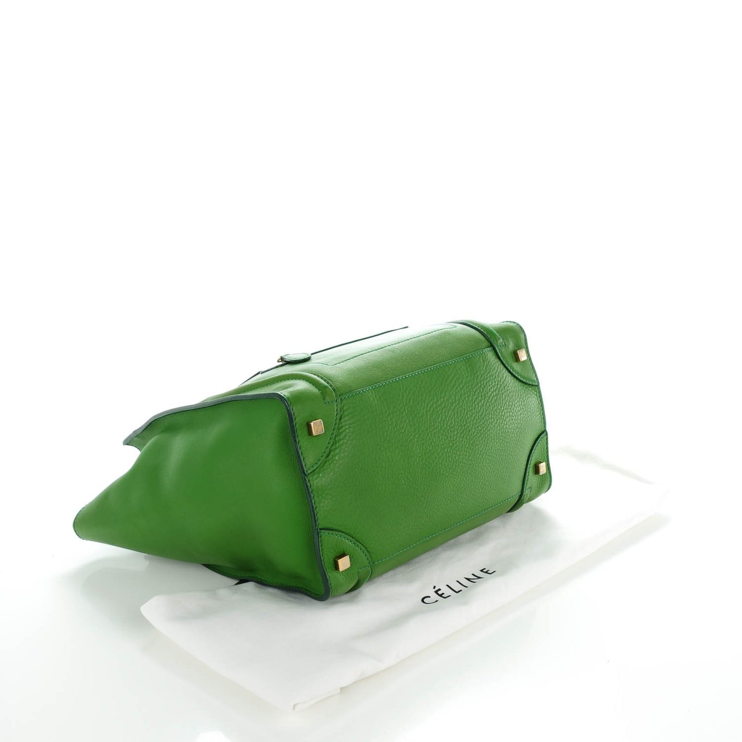 Smooth Calfskin Mini Luggage Green