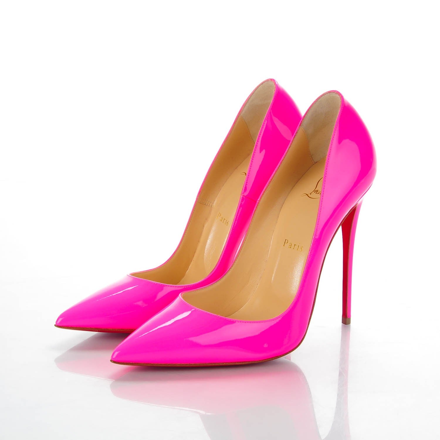 Christian Louboutin Patent So Kate 120 Pumps 39 Bonbon 3 of 7