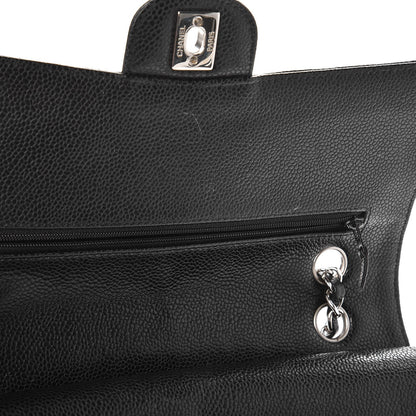 Chanel Caviar Quilted Medium Double Flap Black 10 of 15