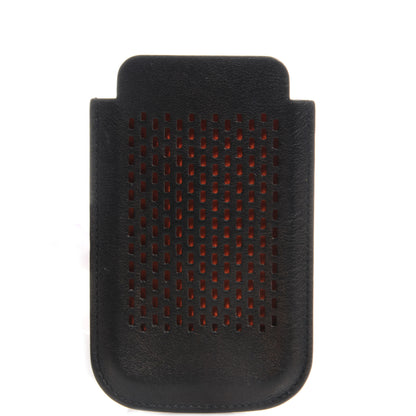 Hermes Swift Leather iPhone 4 4S Case Black Orange 1 of 7