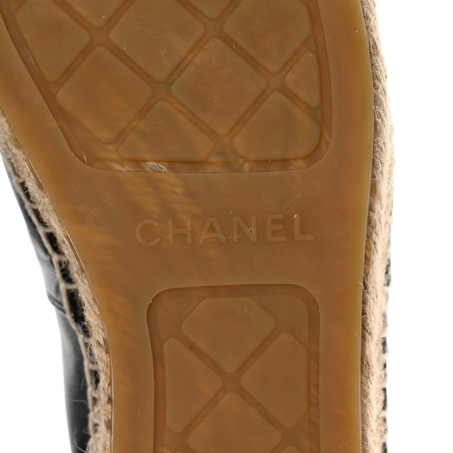 Lambskin CC Espadrilles 40 Black