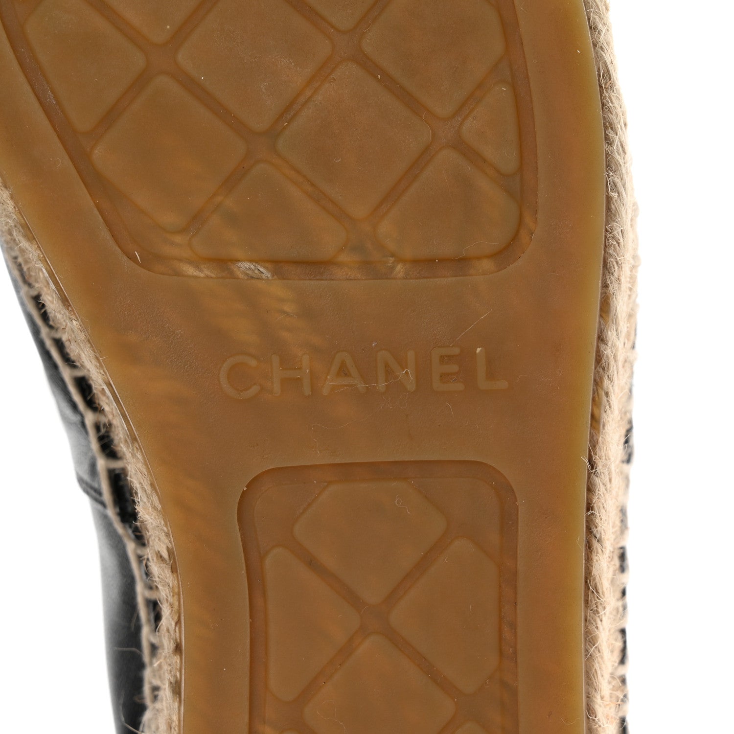 Chanel Lambskin CC Espadrilles 40 Black 7 of 15