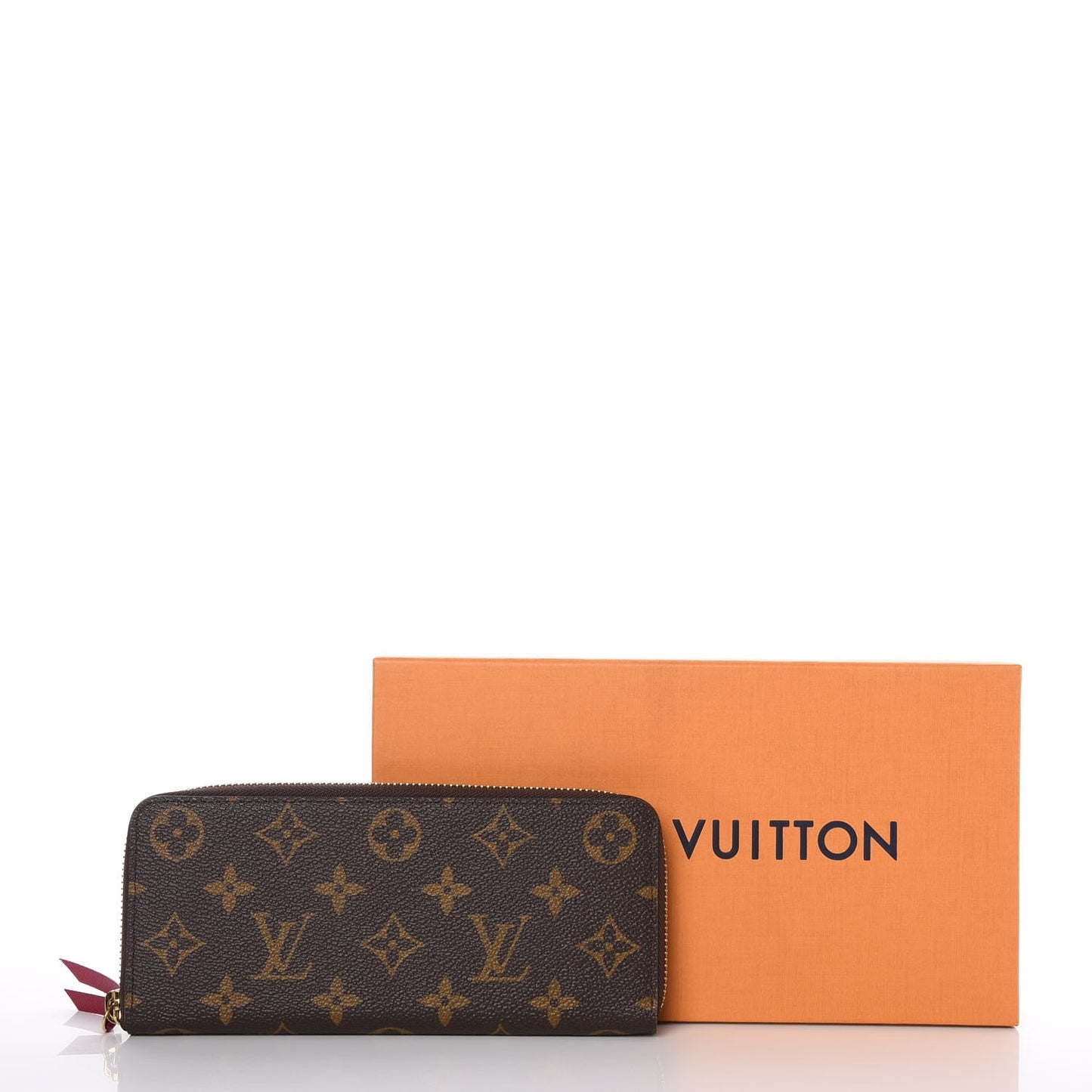 Monogram Clemence Wallet Fuchsia