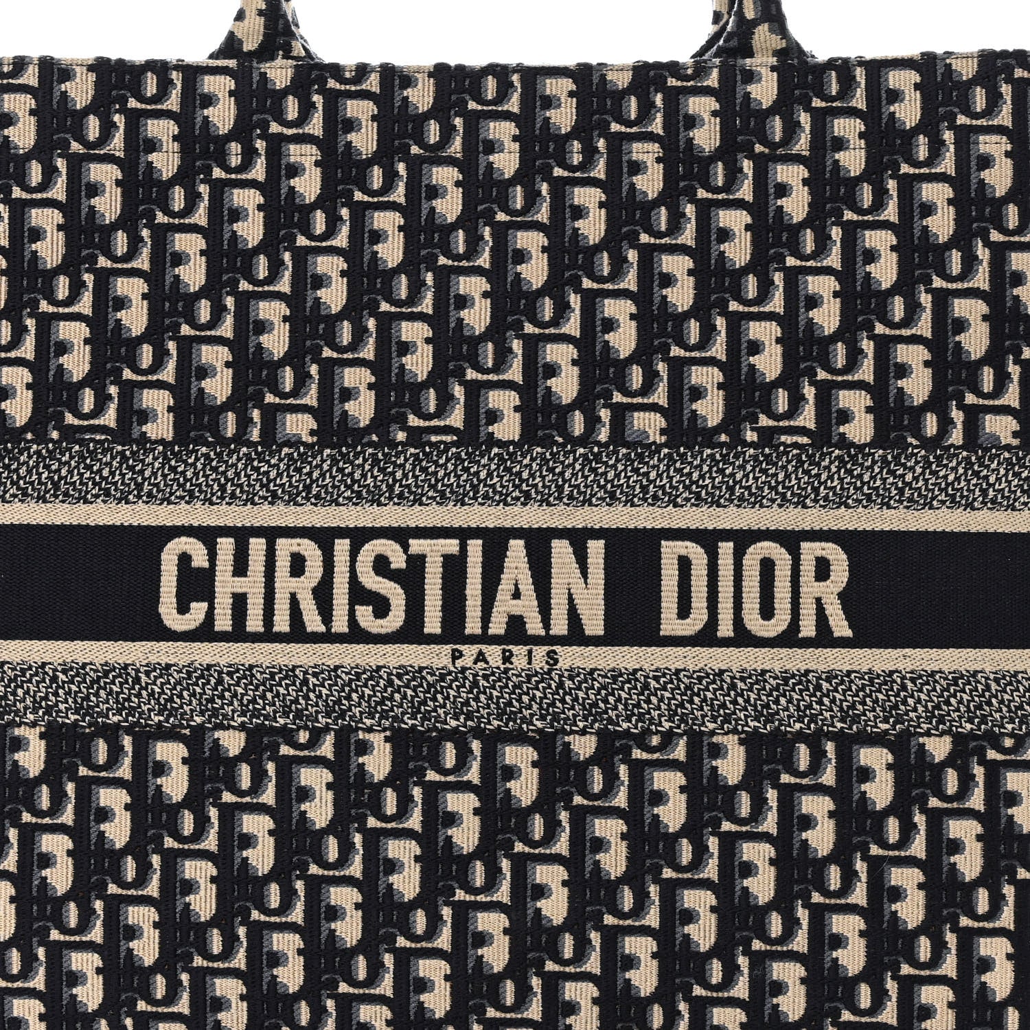 Christian Dior Oblique Large Book Tote Blue Multicolor 8 of 11