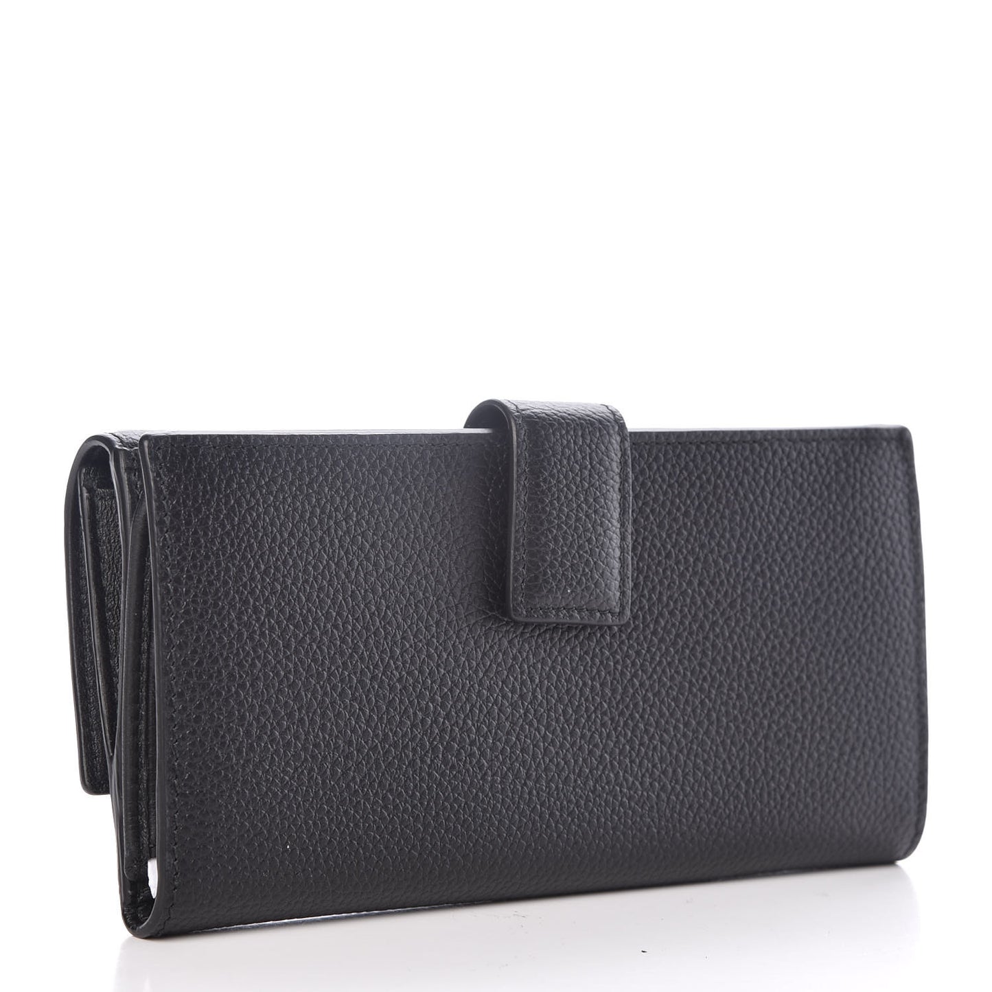 Calfskin Skull Continental Wallet Black