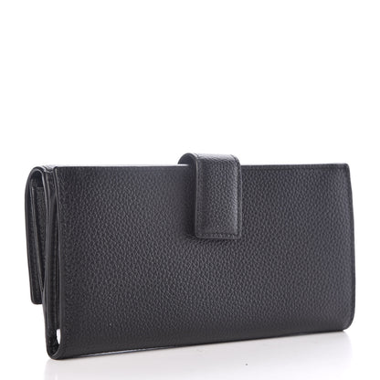 Alexander McQueen Calfskin Skull Continental Wallet Black 3 of 10