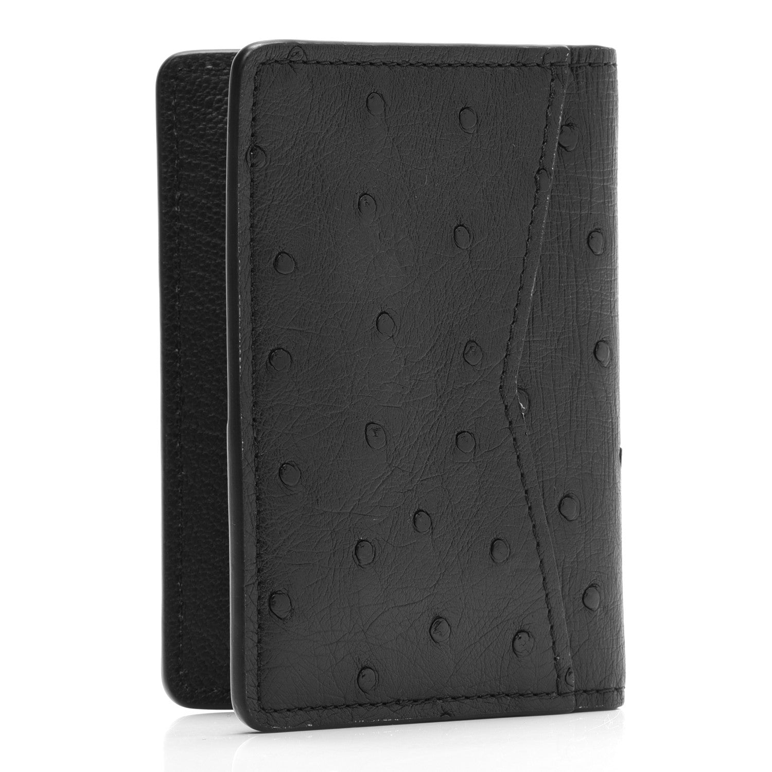 Louis Vuitton Ostrich Pocket Organizer Black 3 of 7