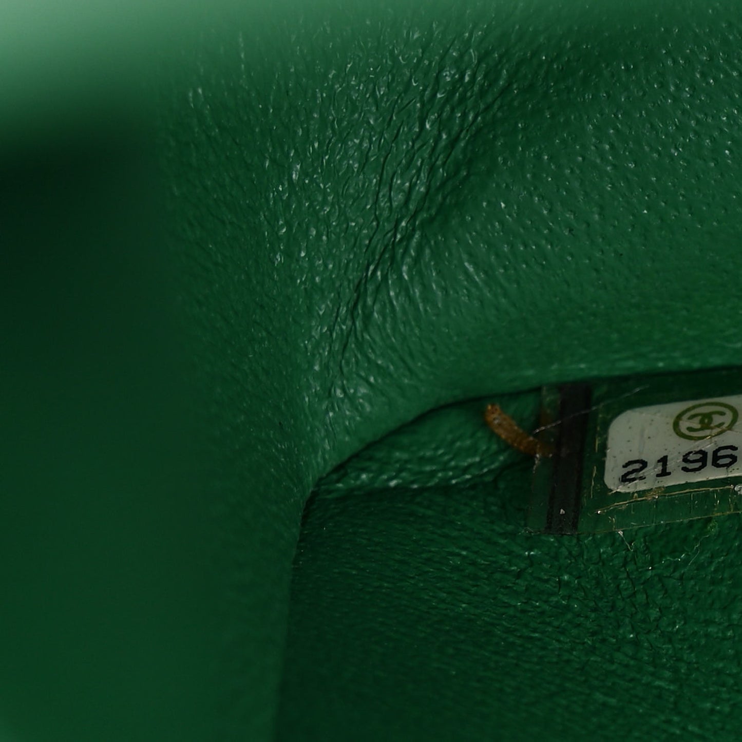 Caviar Quilted Jumbo Double Flap Green
