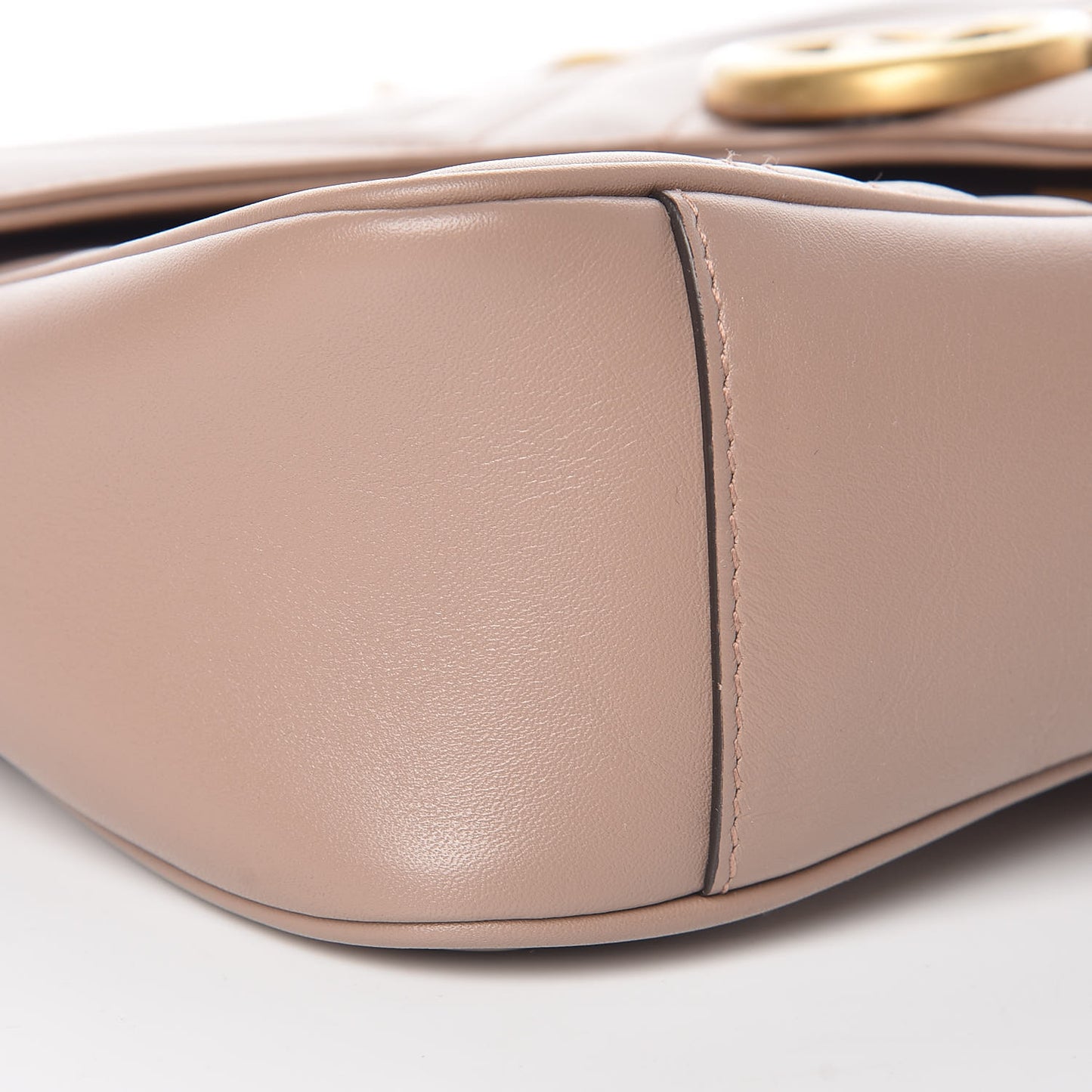 Calfskin Matelasse Small GG Marmont Shoulder Bag Porcelain Rose
