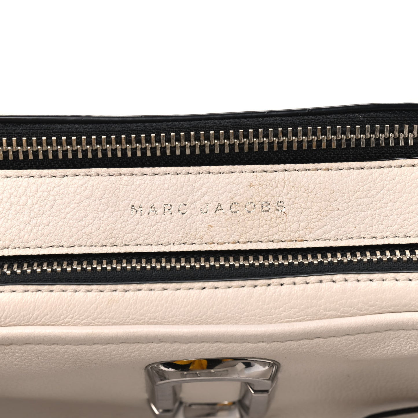 Supple Natural Grain Calfskin The Softshot 21 Bag Cream