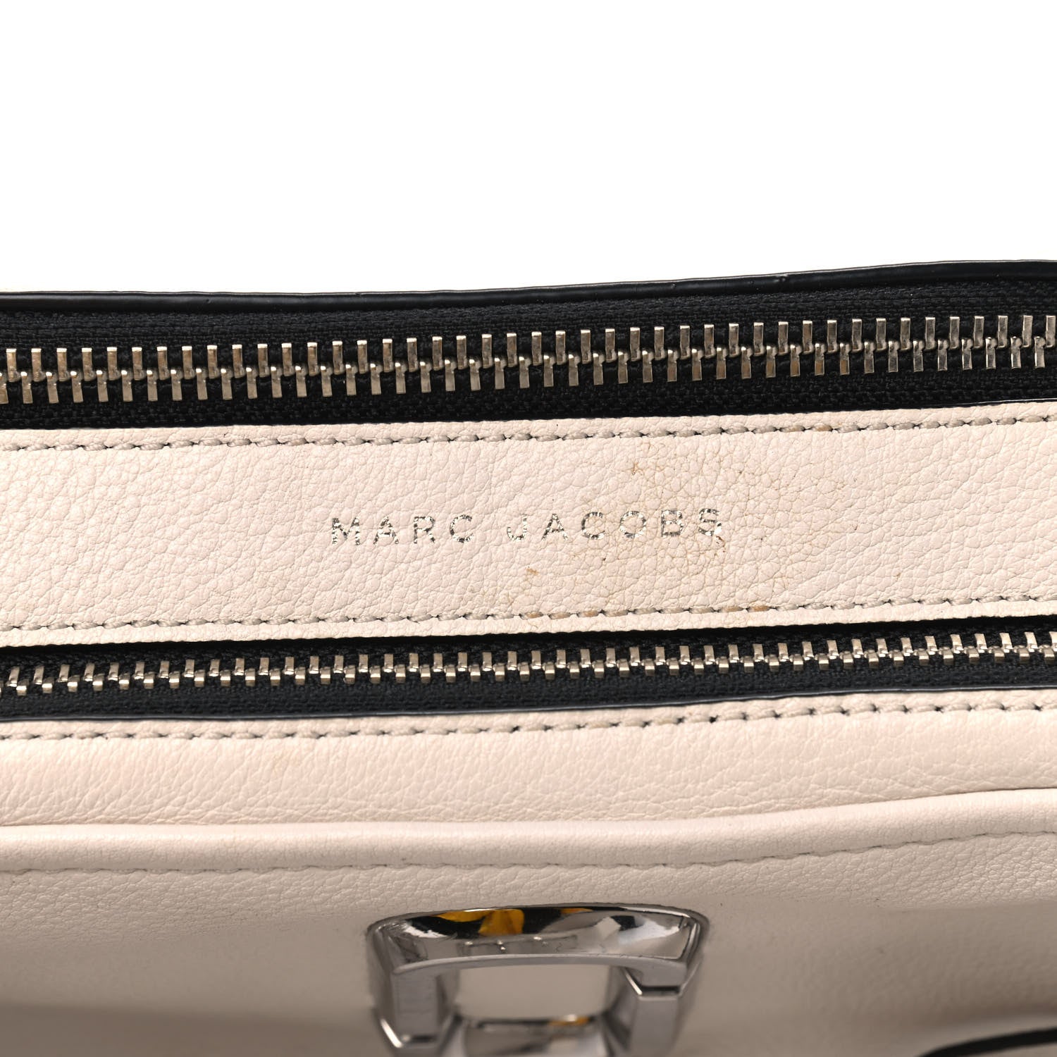 Marc Jacobs Supple Natural Grain Calfskin The Softshot 21 Bag Cream 13 of 17