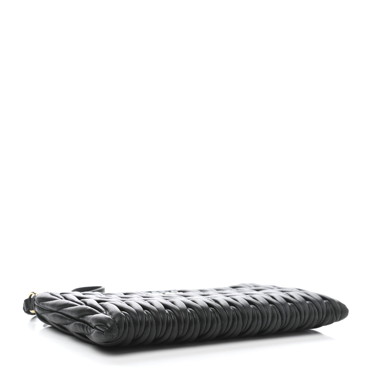 Miu Miu Nappa Matelasse Lux Wristlet Black 4 of 9
