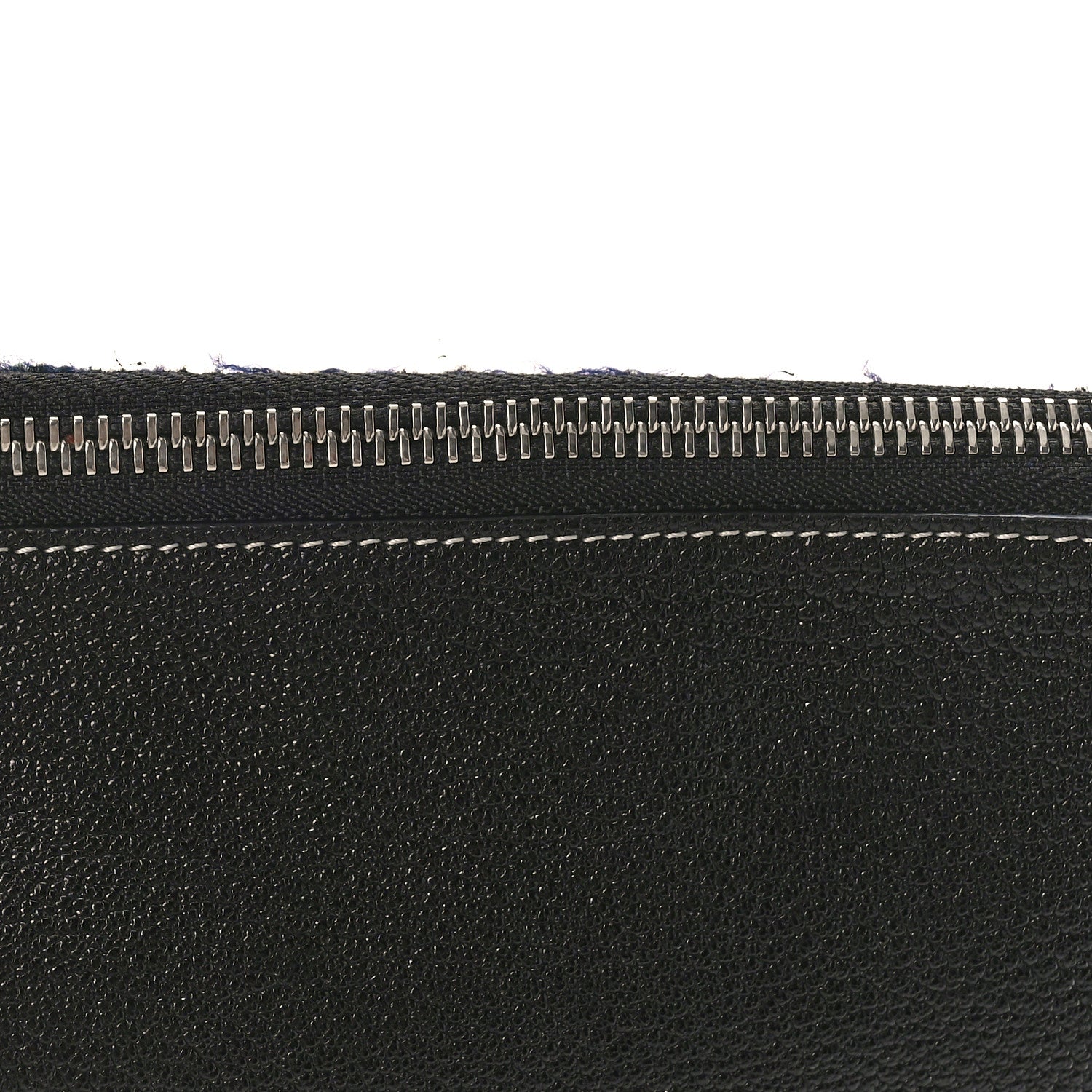 Loewe Wool Calfskin Puzzle Flat Pouch Black Multicolor 7 of 9