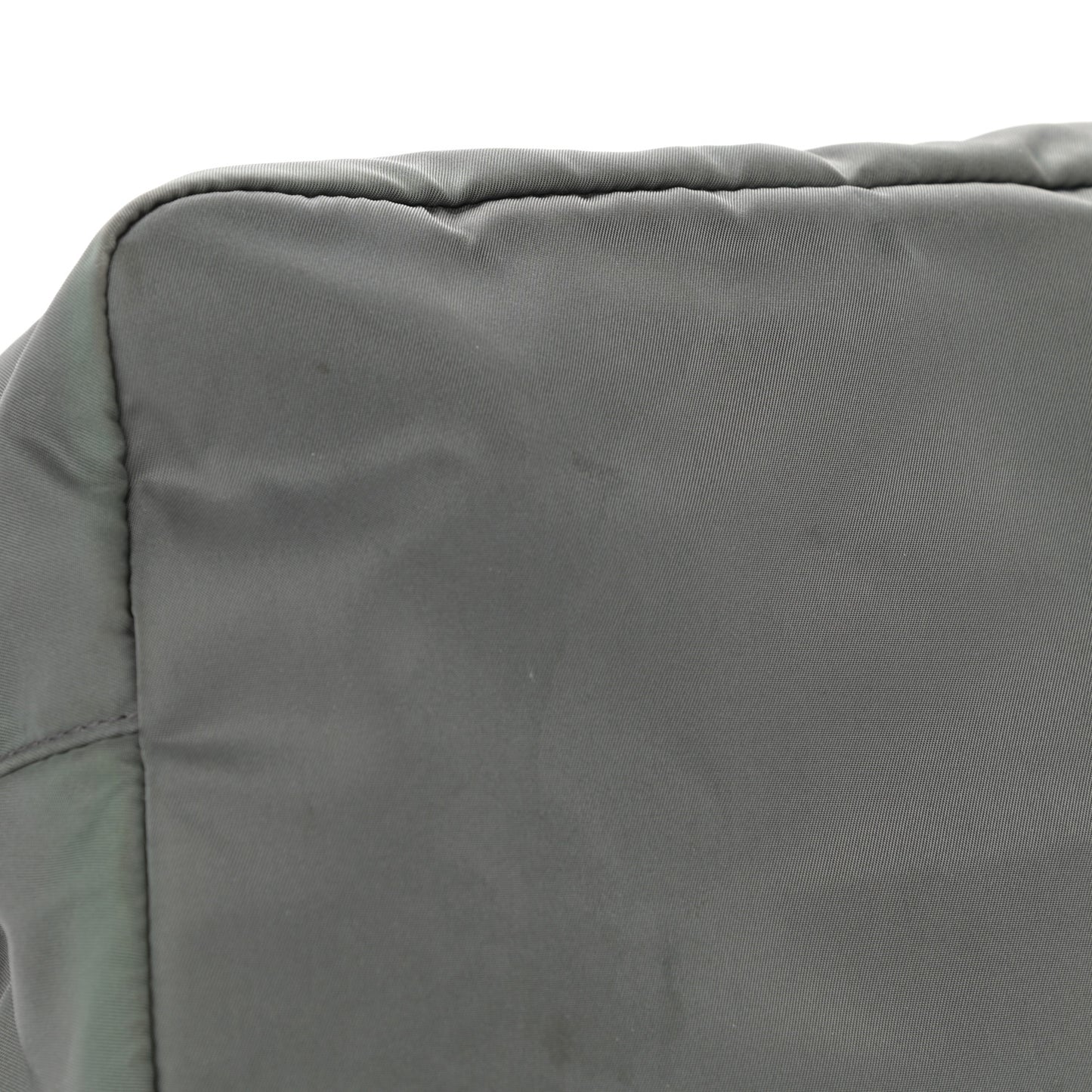 Tessuto Nylon Nappa Braided Top Handle Tote Grey
