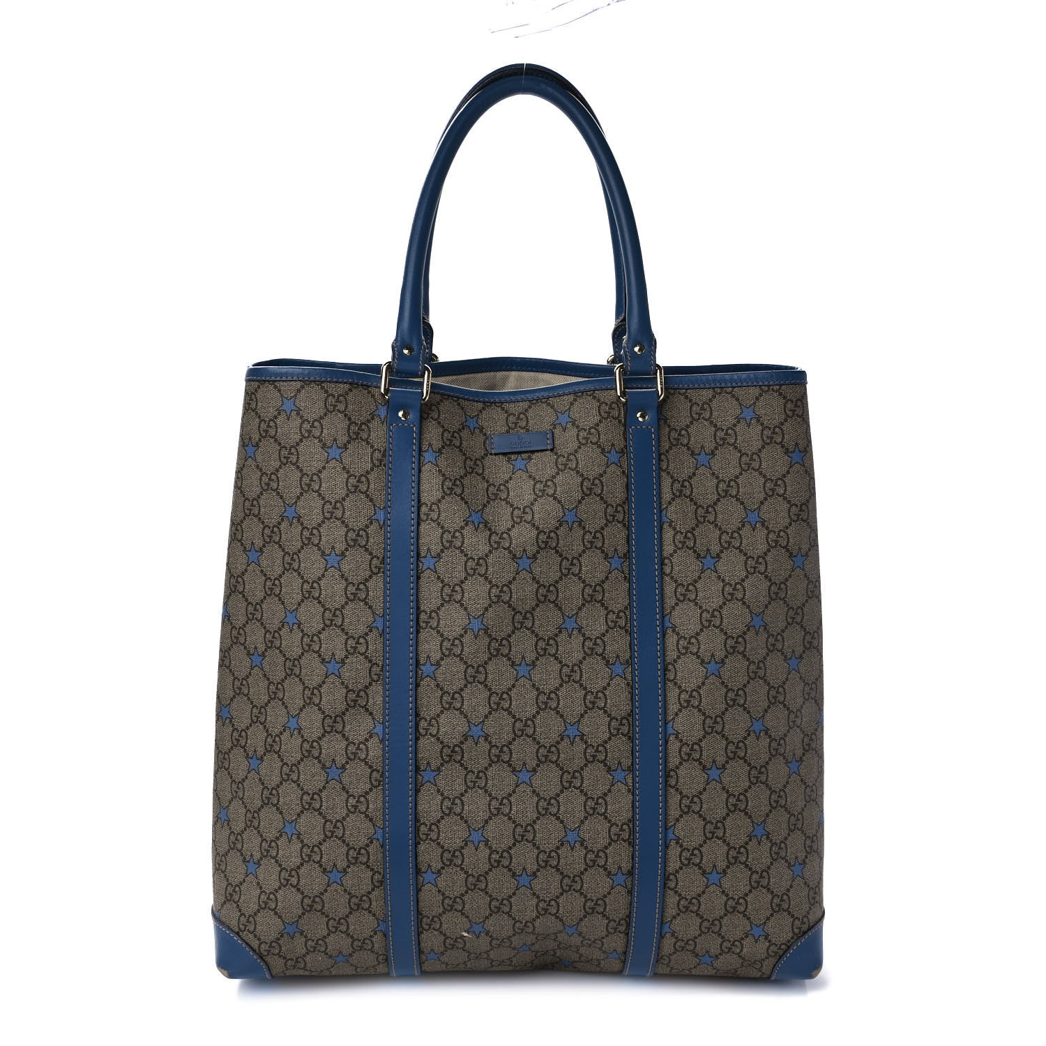 Gucci GG Plus Monogram Star Joy Vertical Tote Blue 1 of 11