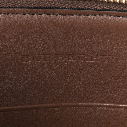 Burberry House Check Derby Peyton Crossbody Clutch Bag Tan 6 of 9