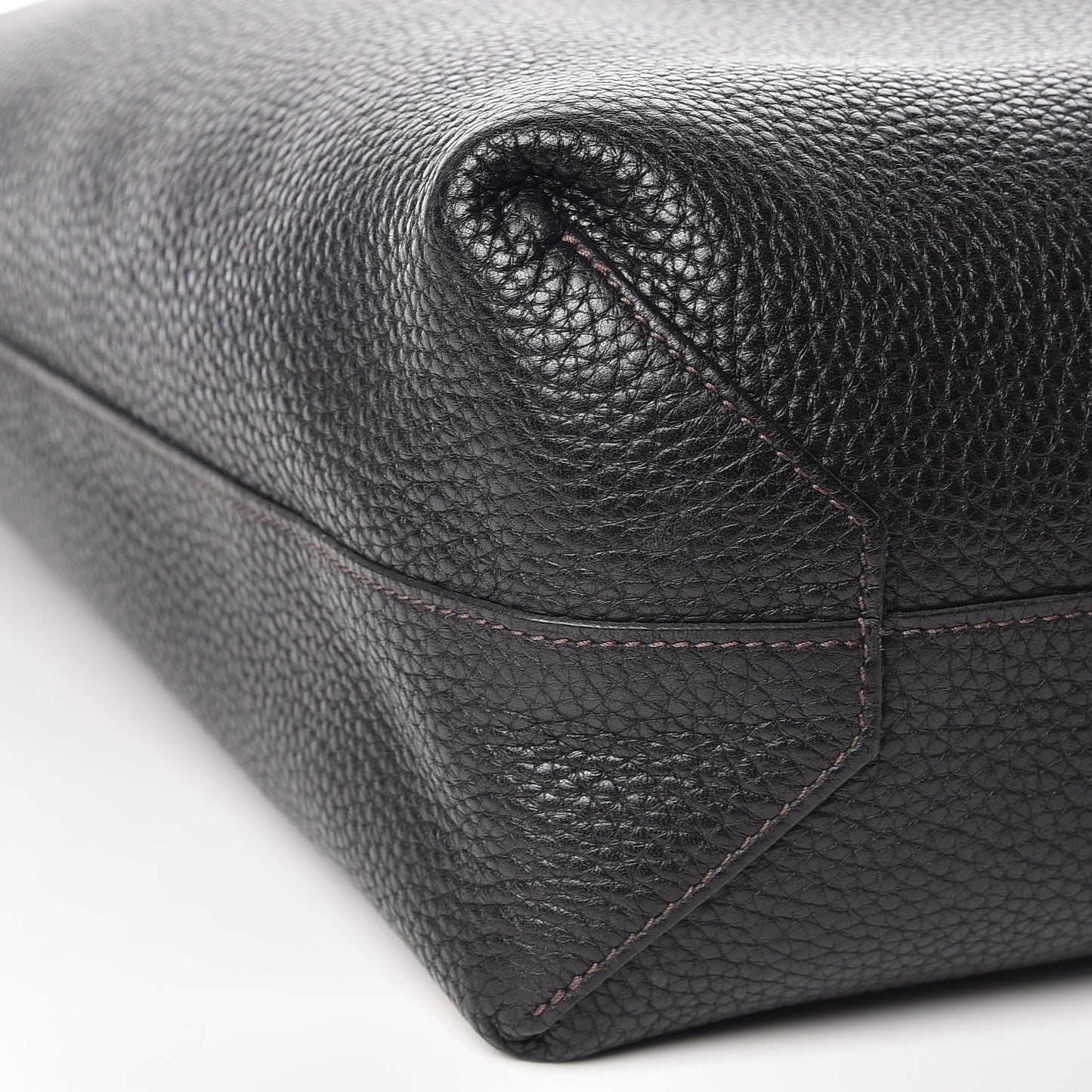 Taurillon Clemence Double Sens 36 Reversible Tote Black Ebene
