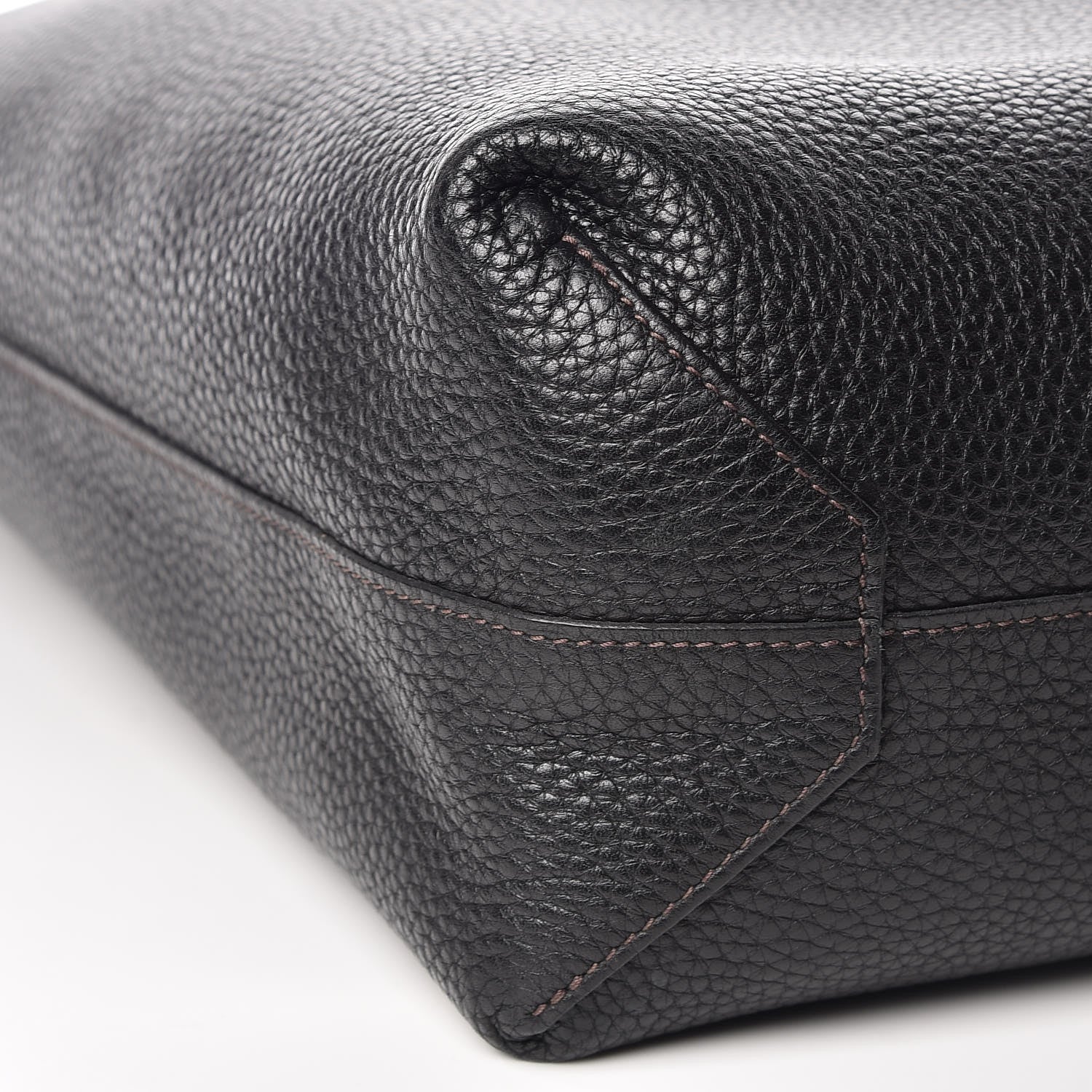 Hermes Taurillon Clemence Double Sens 36 Reversible Tote Black Ebene 17 of 19
