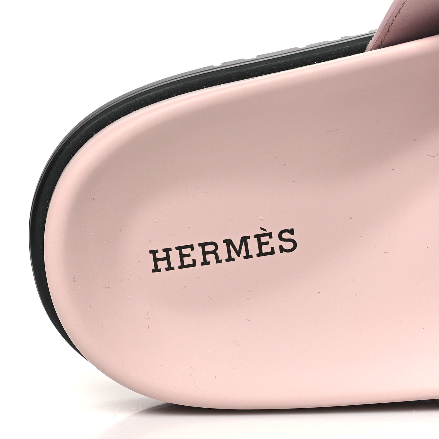 Hermes Suede Goatskin Womens Chypre Sandals 41 Rose Porcelaine 7 of 9