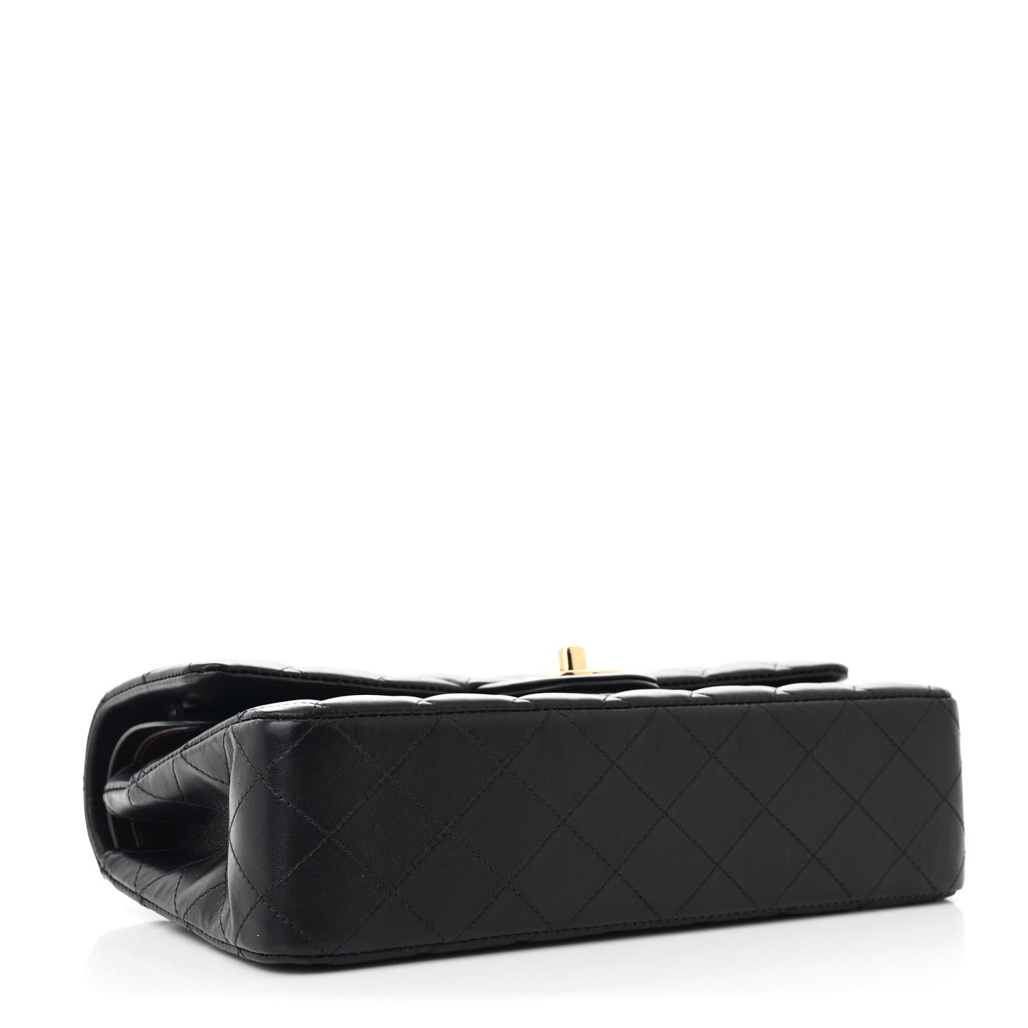 Chanel Lambskin Quilted Medium Double Flap Black 4 of 10