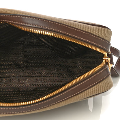 Prada Jacquard Logo Camera Bag Corda Bruciato 4 of 10