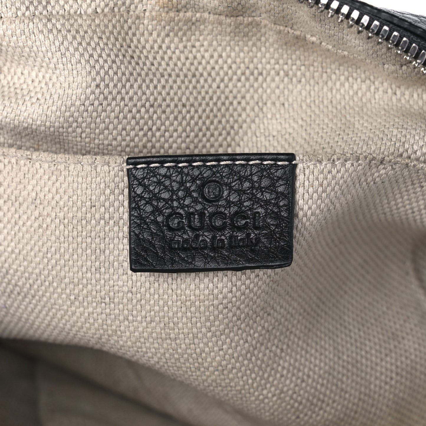 Pebbled Calfskin Studded Small Soho Disco Bag Black