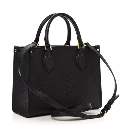 Louis Vuitton Empreinte Monogram Giant Onthego PM Black 3 of 10