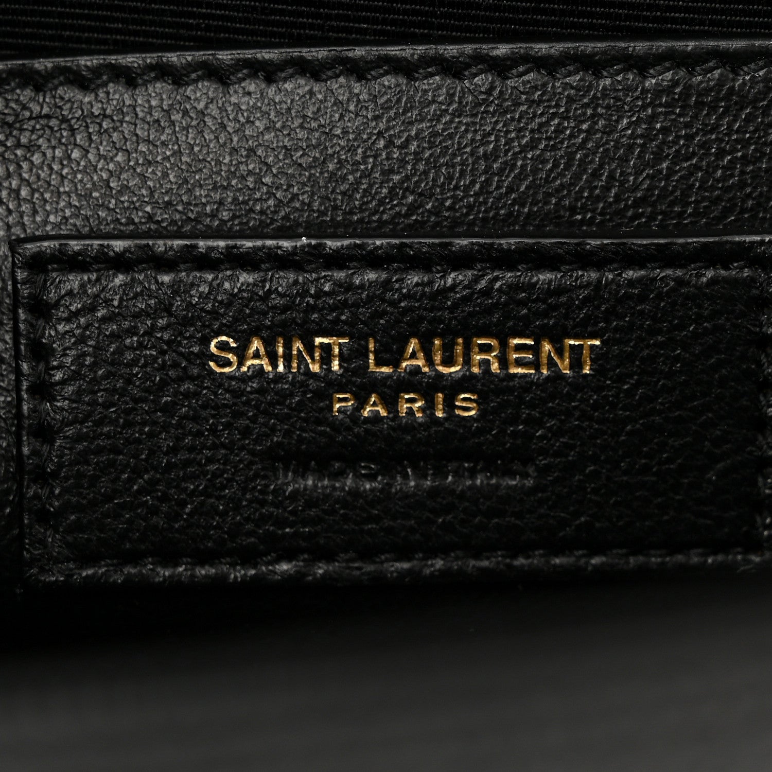 Saint Laurent Grain De Poudre Medium Classic Monogram Kate Satchel Black 6 of 10