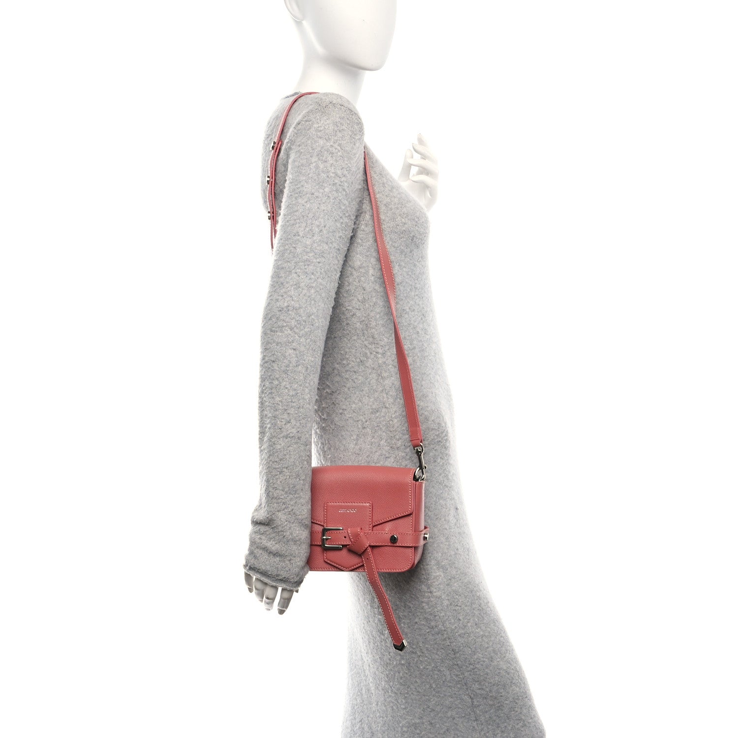 Jimmy Choo Soft Grained Calfskin Lexie Crossbody Rosewood 1773888