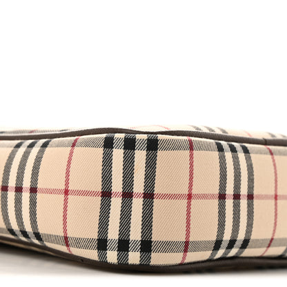 Burberry Vintage Check Small Messenger Dark Brown 8 of 14