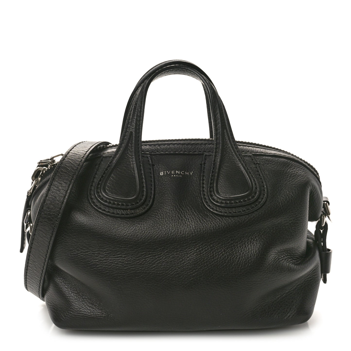 Waxed Calfskin Micro Nightingale Black