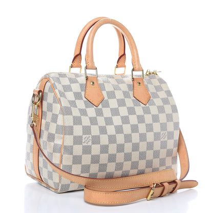 Louis Vuitton Damier Azur Speedy Bandouliere 25 3 of 19