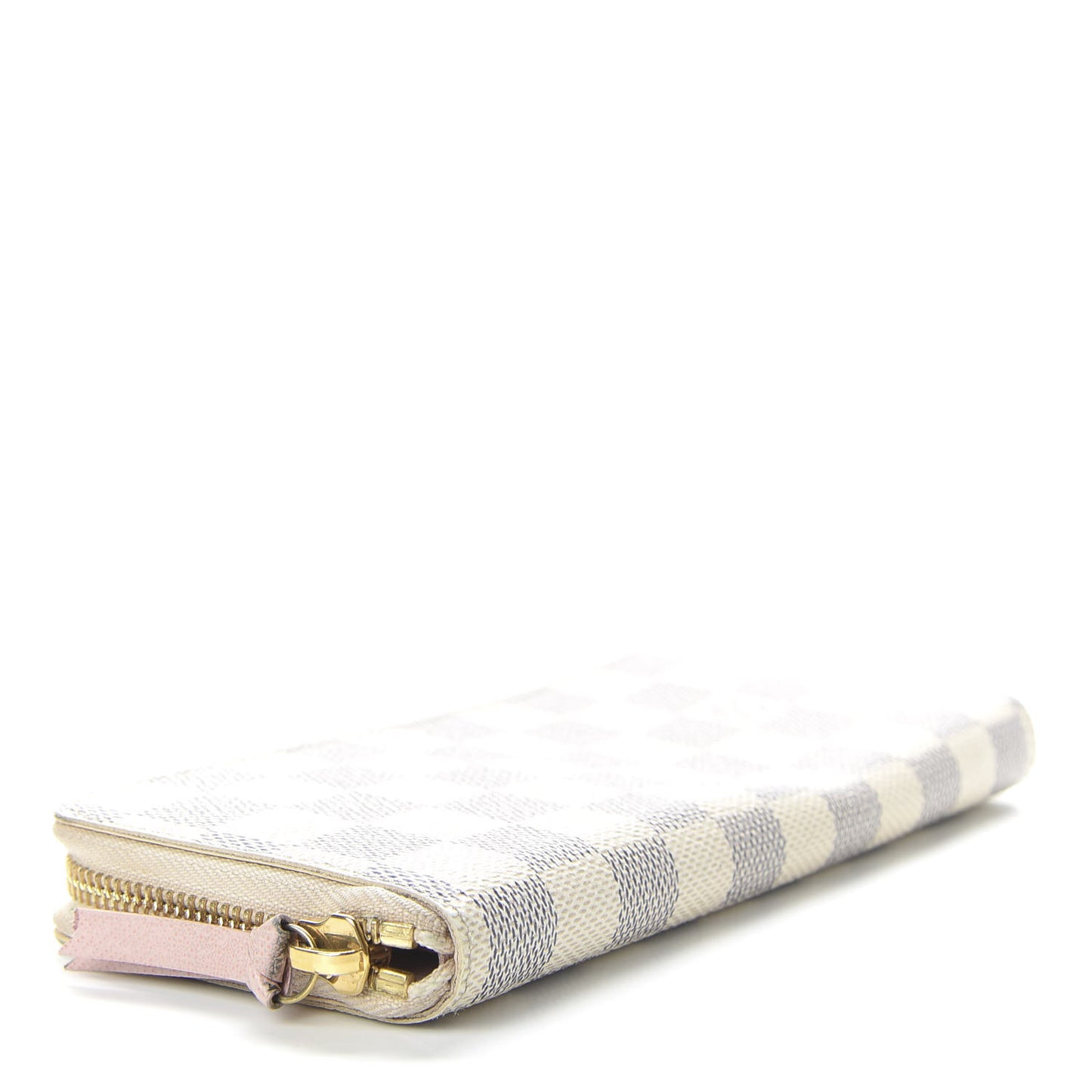 Damier Azur Clemence Wallet Rose Ballerine