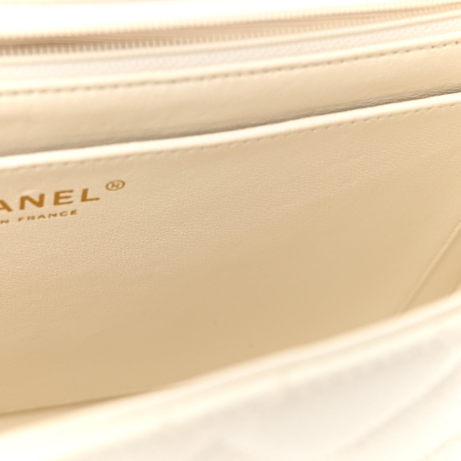 Chanel Caviar Quilted Jumbo Single Flap White 12 of 14