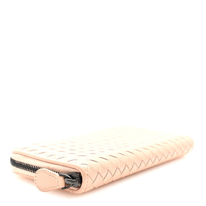 Bottega Veneta Nappa Intrecciato Zip Around Wallet Flamingo 4 of 6