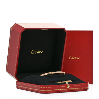 Cartier 18K Pink Gold Small LOVE Bracelet 17 5 of 5