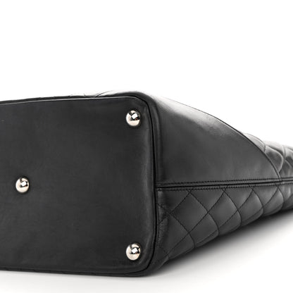 Chanel Calfskin Quilted Large Cambon Tote Black 9 of 9