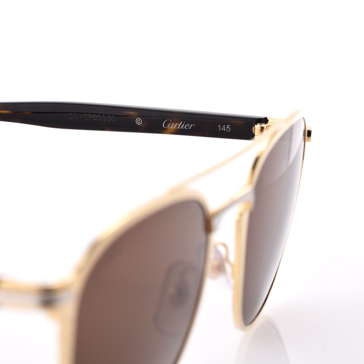 C De Sunglasses Gold Tortoise