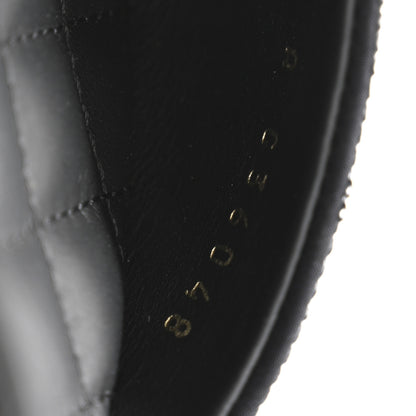 Chanel Sequin Grosgrain CC Cap Toe Ankle Flat 37.5 Black 9 of 9