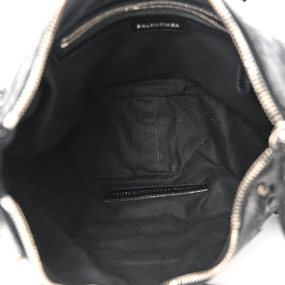 Balenciaga Agneau Arena Small Le Cagole Shoulder Bag Black 5 of 10