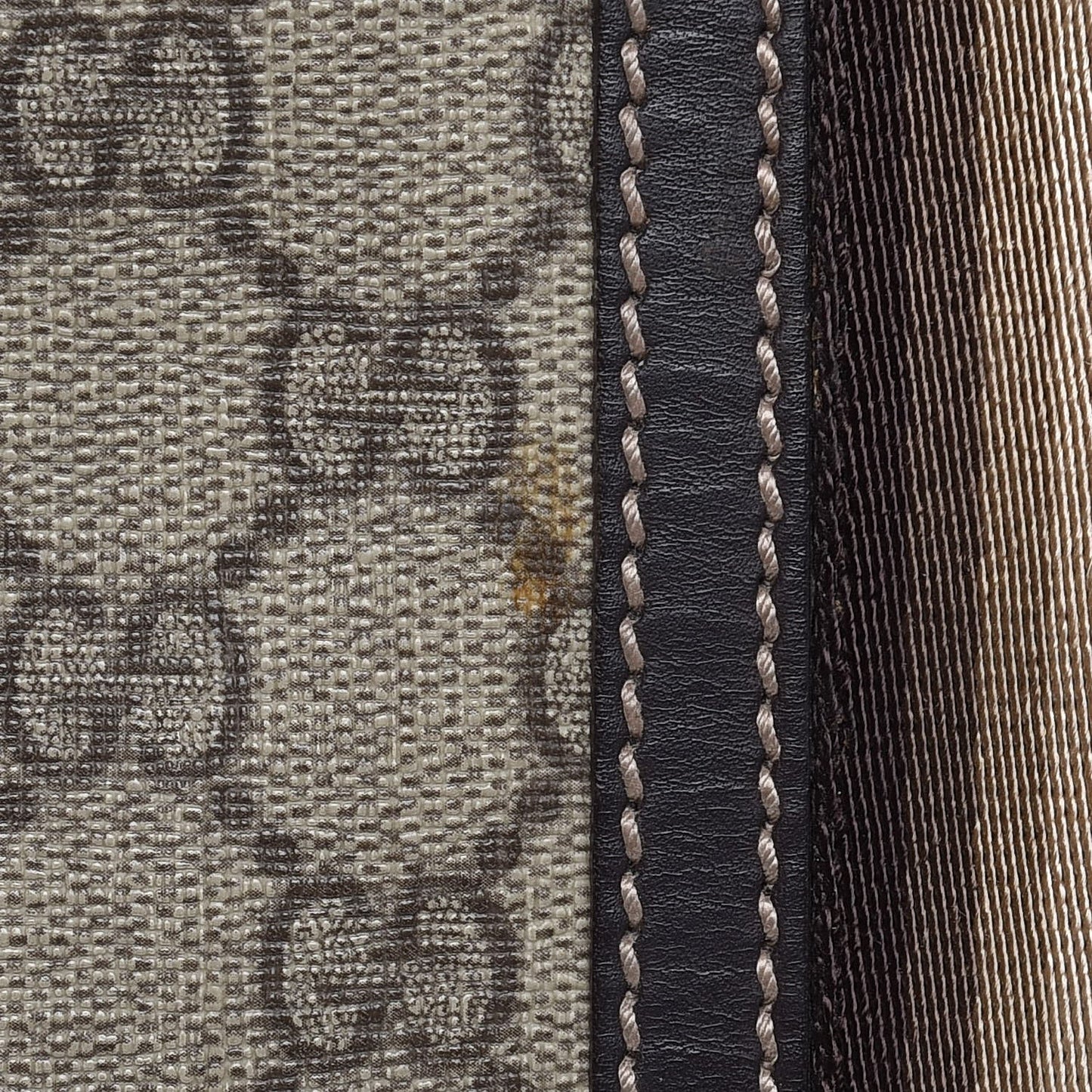 GG Plus Monogram Web Tote Dark Brown