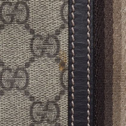 Gucci GG Plus Monogram Web Tote Dark Brown 16 of 17