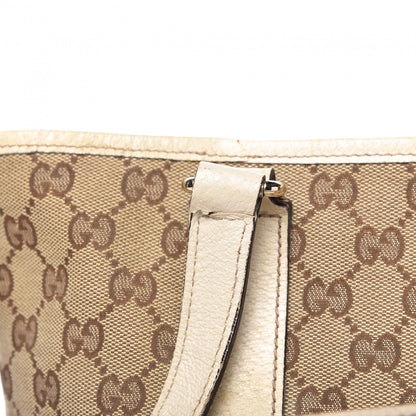 Gucci Monogram Charmy Tote Off White 13 of 14