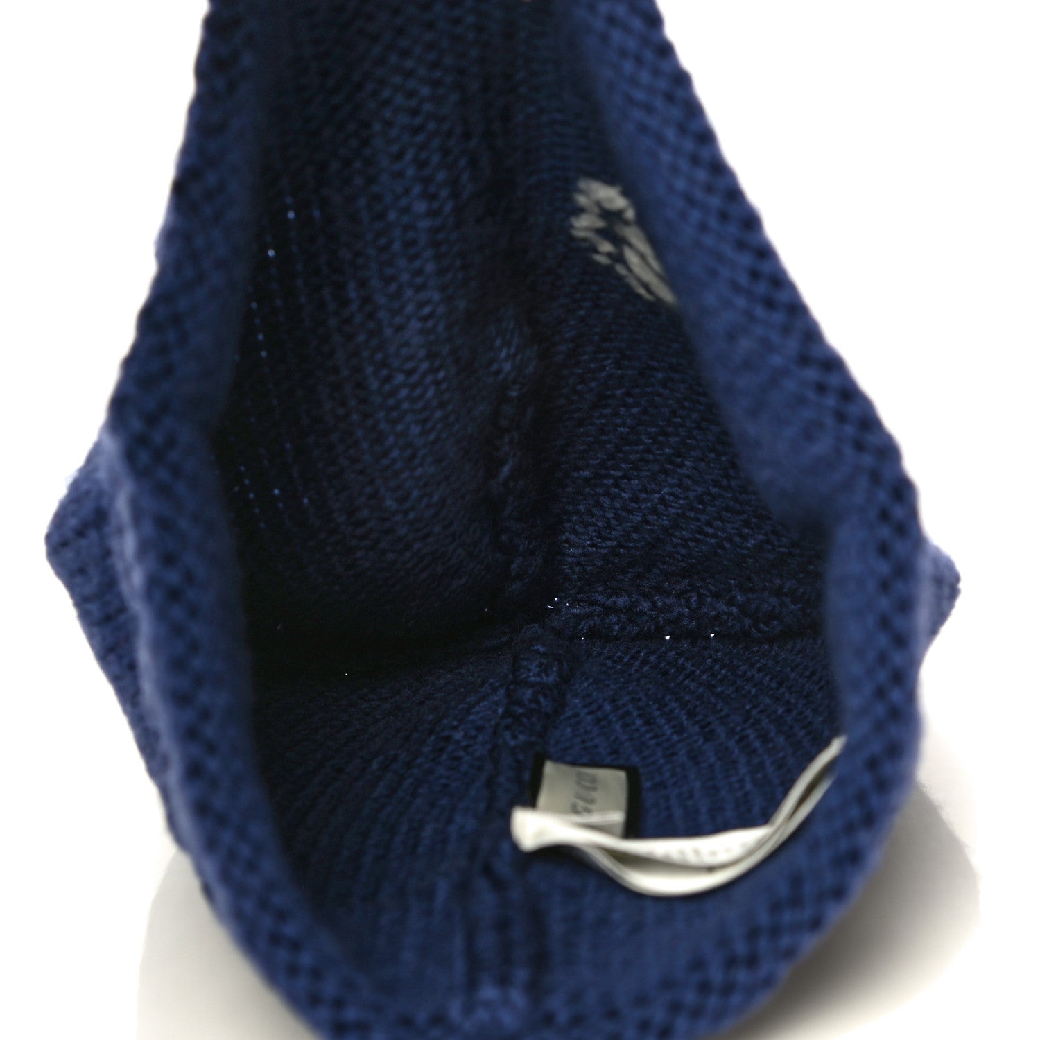 Gucci Wool Knit GG Plain Cap Tricot Beanie Hat M Blue 4 of 8