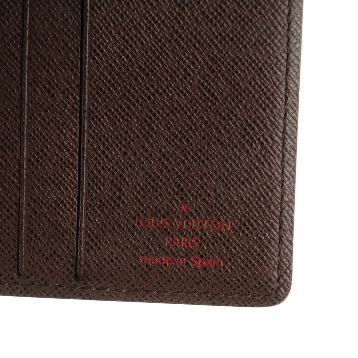 Damier Ebene Porte-Billets 6 Card Bi-Fold Wallet