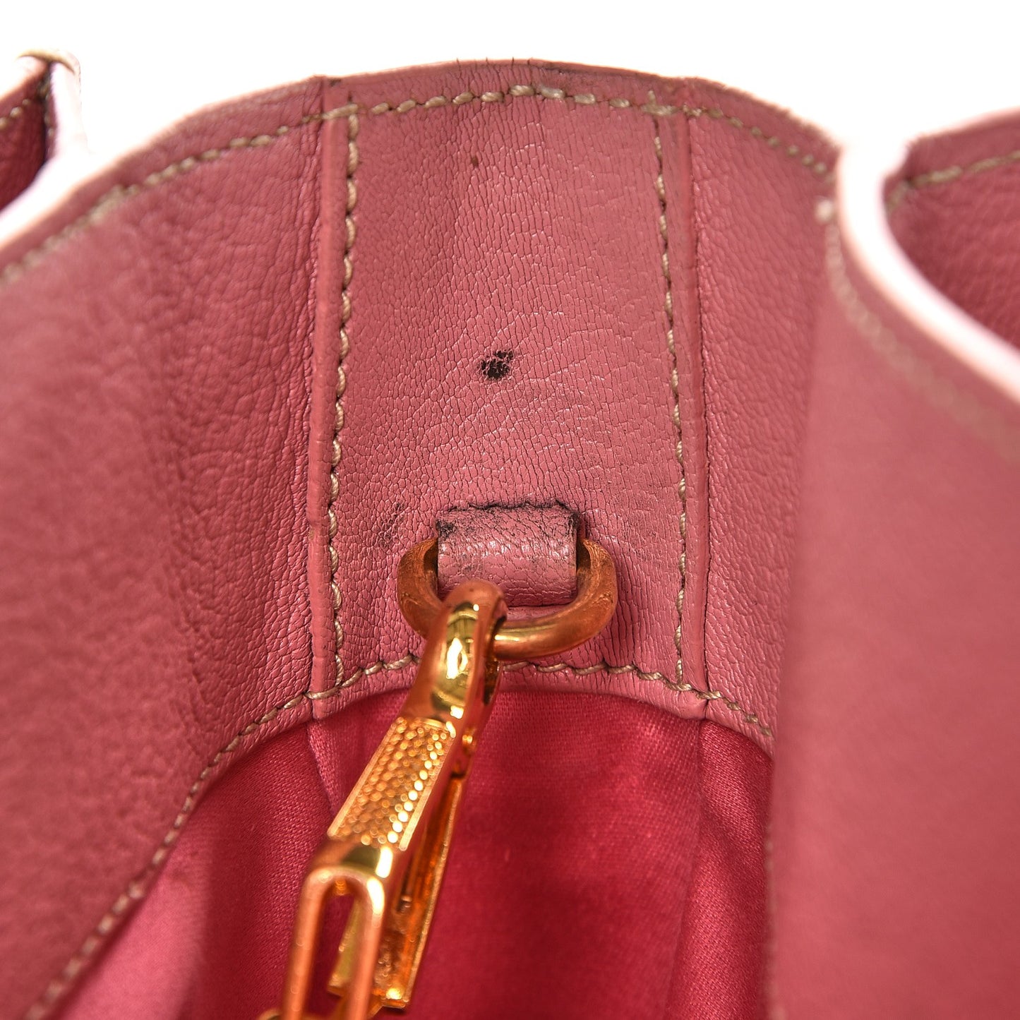 Goatskin Madras Shopping Tote Rosa Gemma