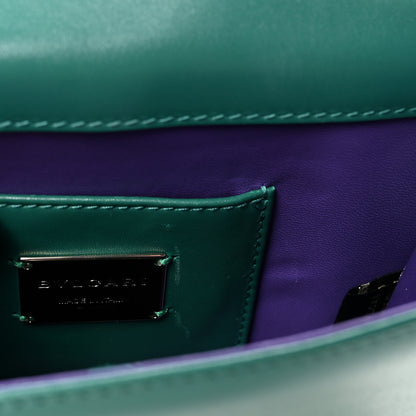 Bulgari Galuchat Calfskin Serpenti Forever Crossbody Bag Green 7 of 13