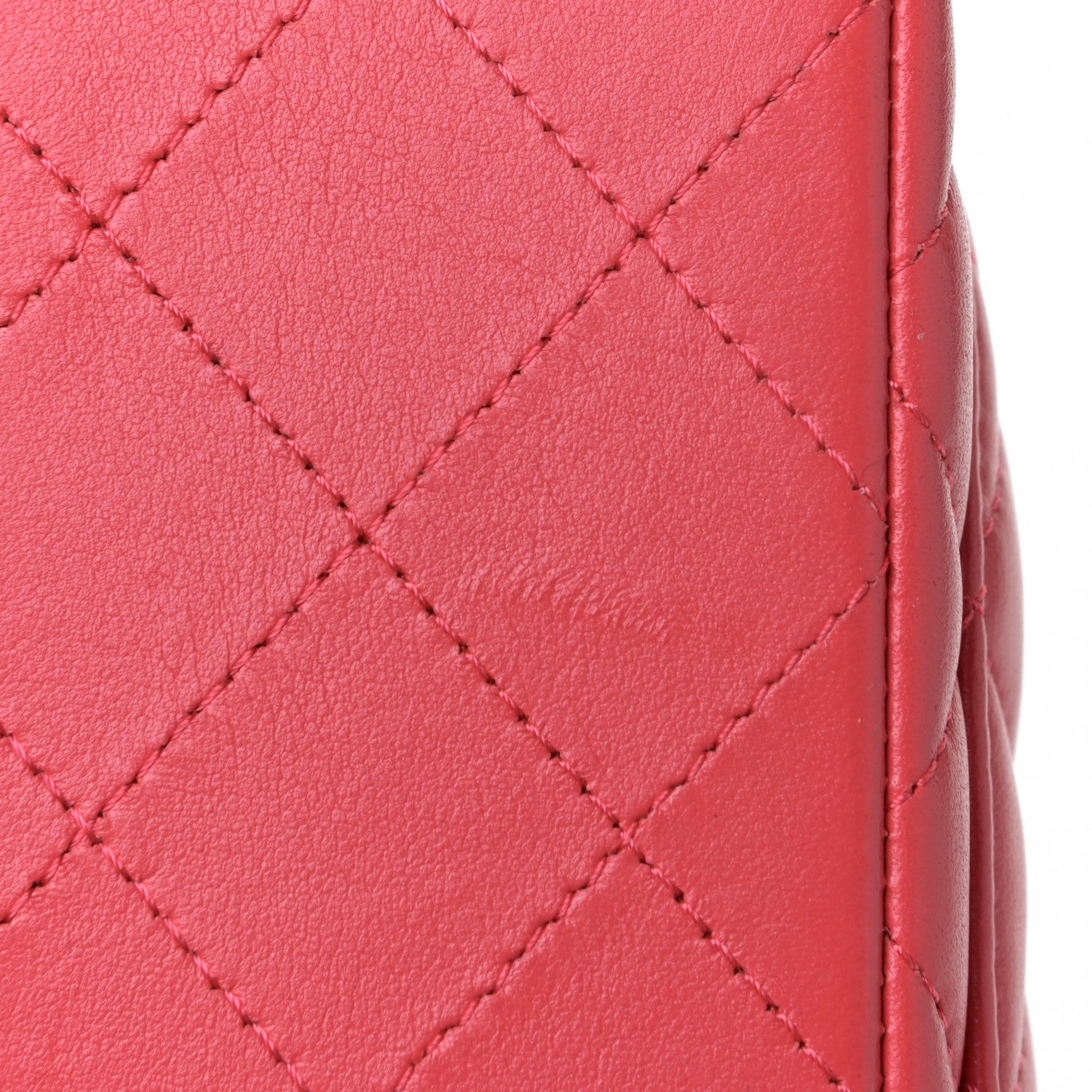 Chanel Lambskin Quilted Mini Rectangular Flap Red 15 of 19